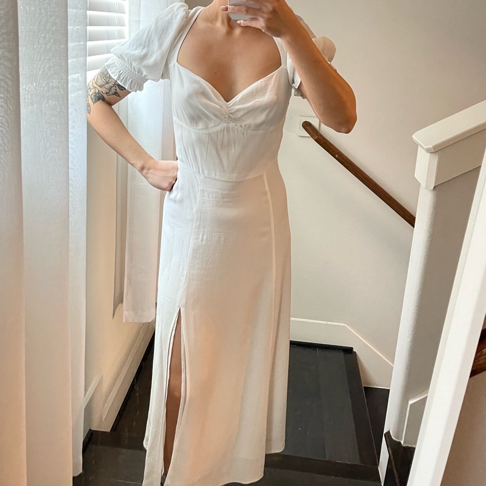 aritzia white dress